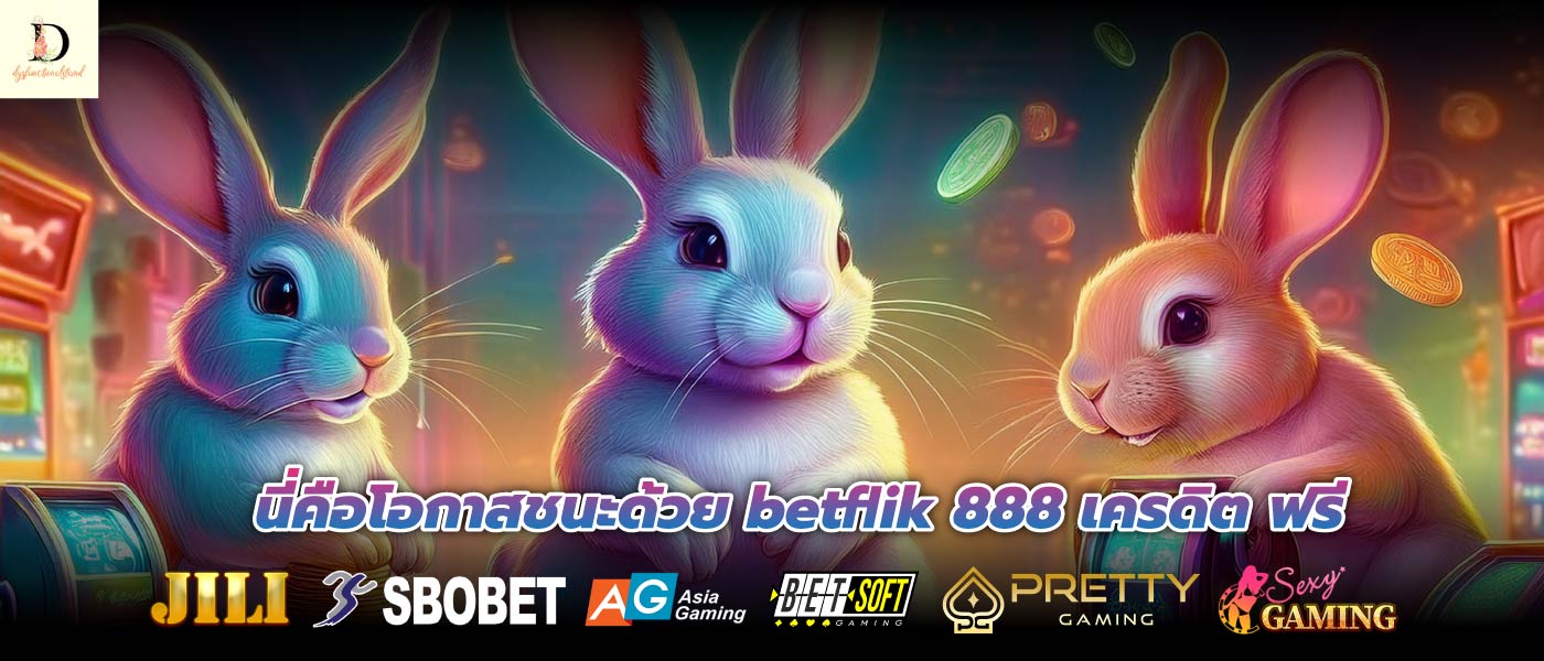 นี่คือโอกาสชนะด้วย betflik 888 เครดิต ฟรี